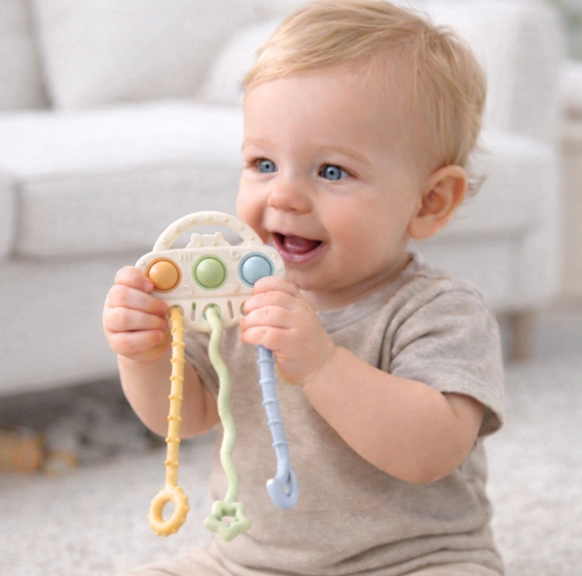 Baby Bliss Sensory Pull String Toy