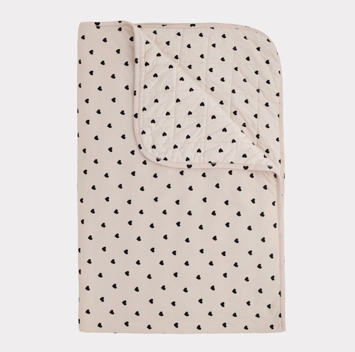 Pip + Phee 1.0 TOG Blanket - Black Hearts