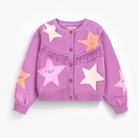 Souris Mini Star Knit Cardigan