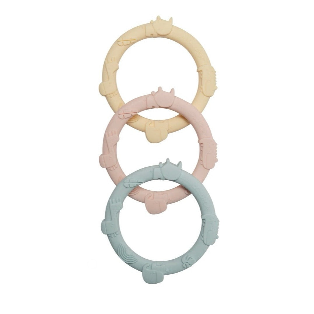 Loulou Lollipop Wild Teether - Pastel