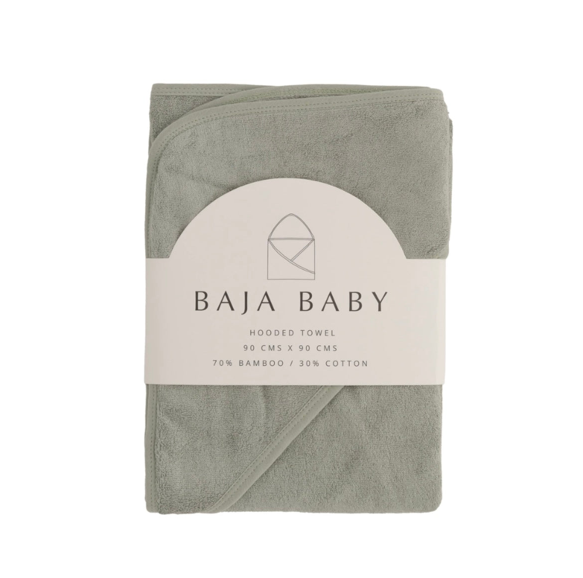Baja Baby Bamboo/Cotton Hooded Towels