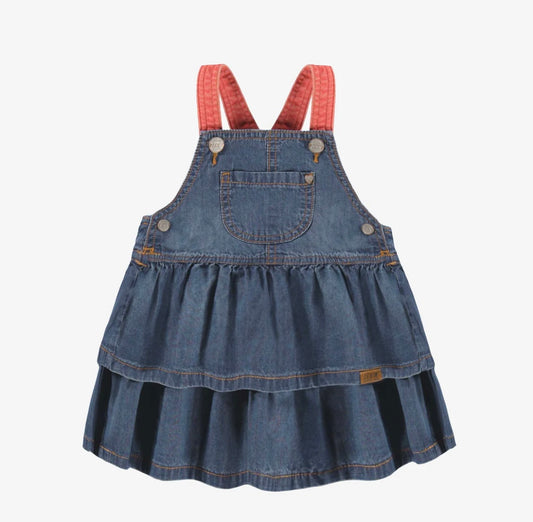 Souris Mini Denim Jumper Dress