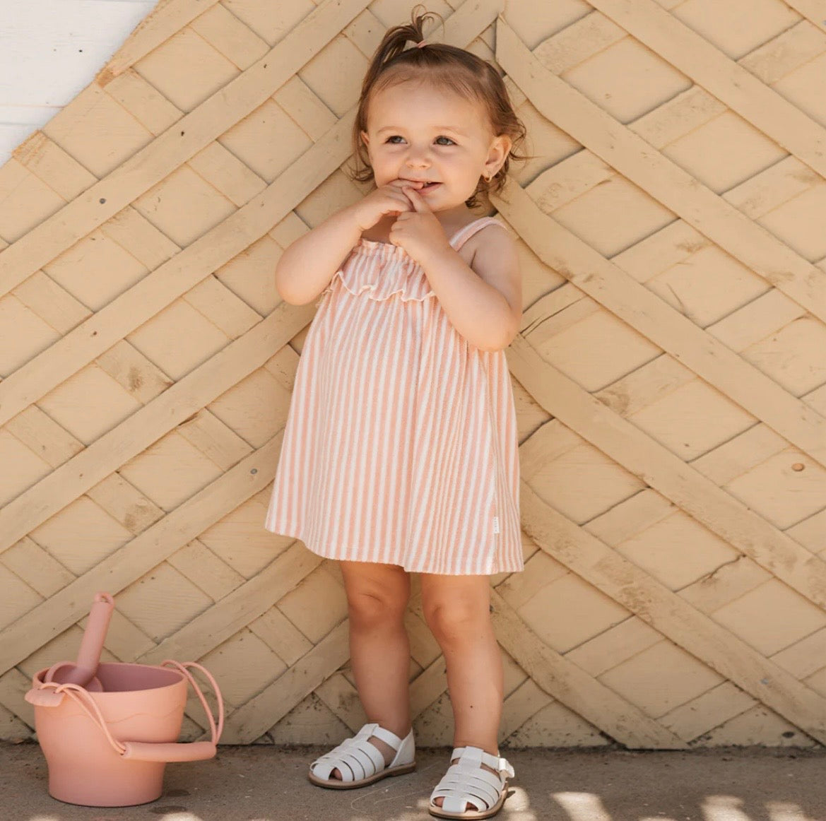 Petit Lem Striped Dress Set