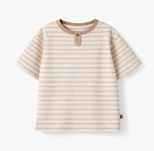 Souris Mini Beige Striped T-Shirt