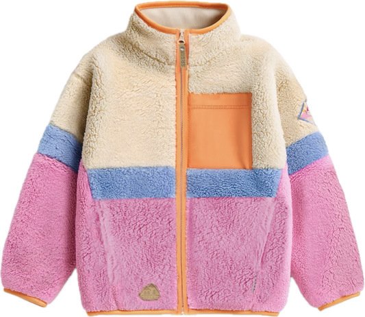 Souris Mini Pink Colour Block Jacket