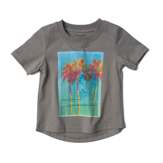 Little Bipsy Neon Palm Tee