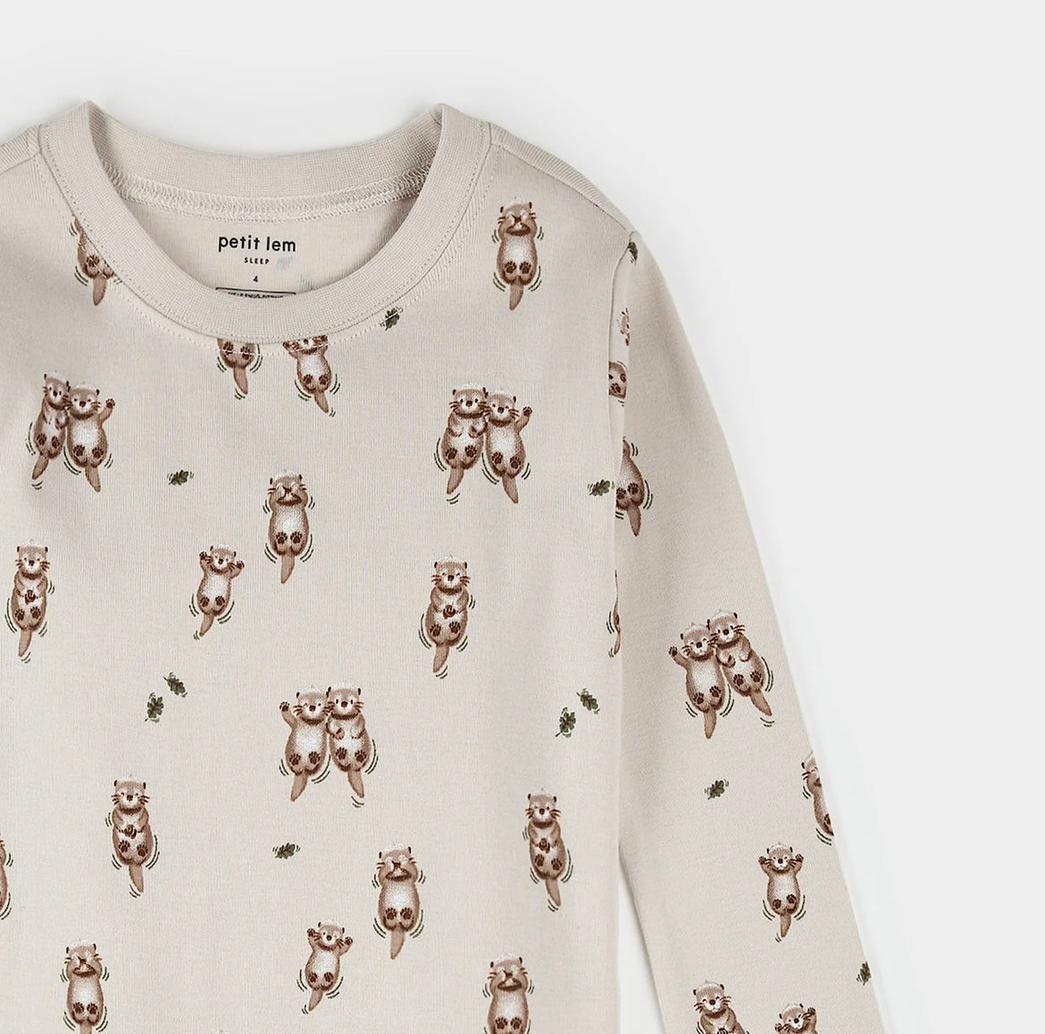 Petit Lem PJ Set - Otters