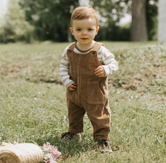 Petit Lem Corduroy Overalls 