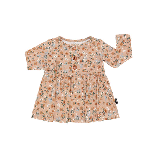 Belan.J Long Sleeve Peplum Dress - Amber Garden