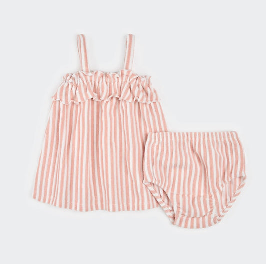 Petit Lem Striped Dress Set