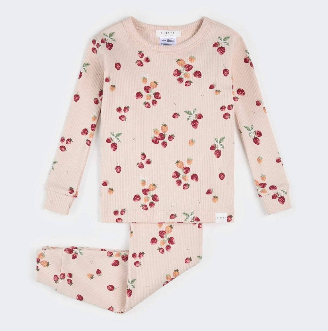 Petit Lem Strawberry Infant PJ Set