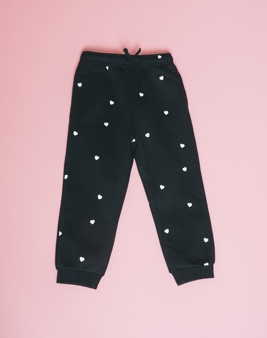 Brunette the Label Kids Tiny Heart Classic Jogger