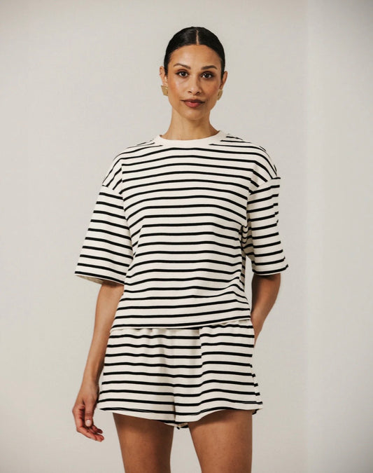 Brunette the Label Striped Tee