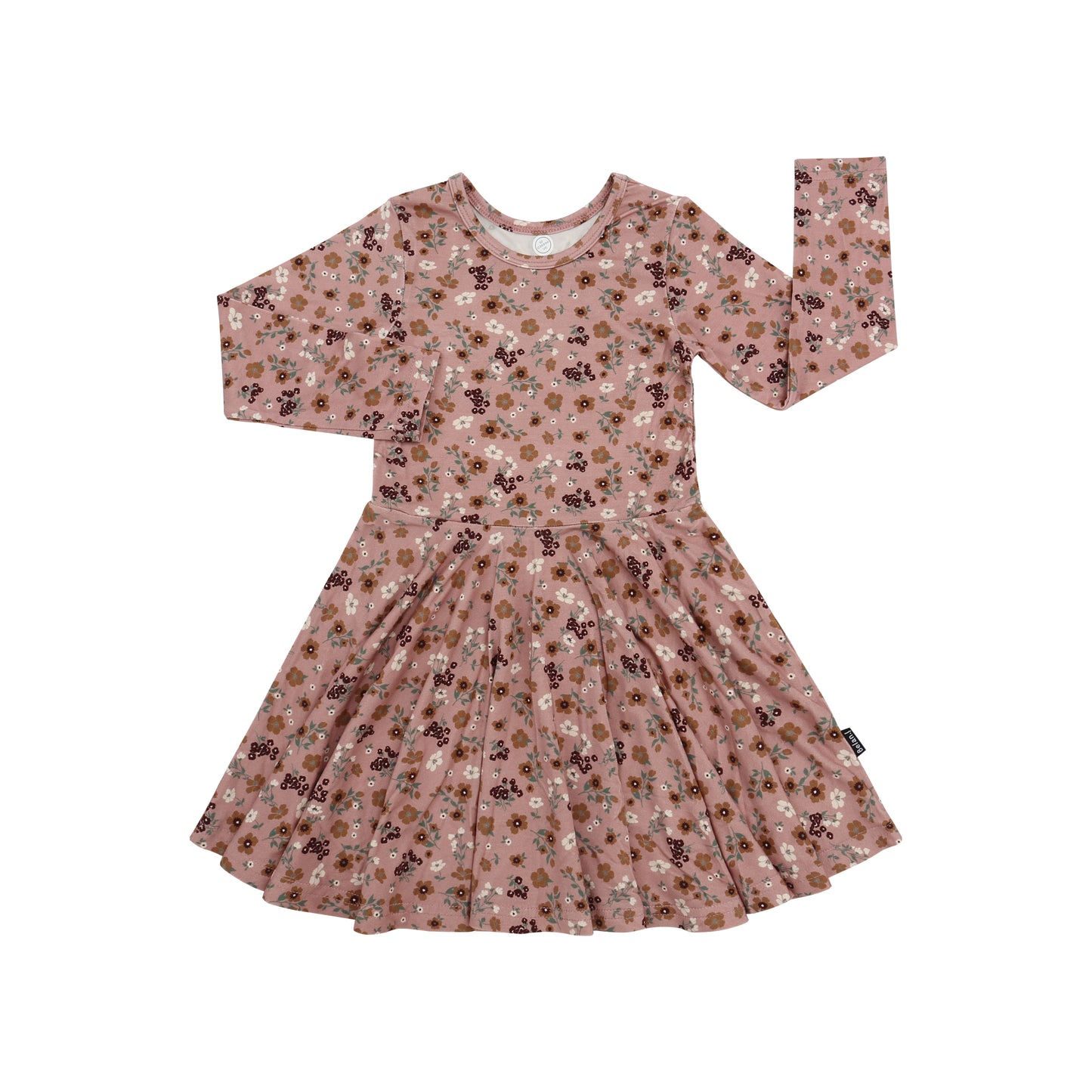Belan.J Long Sleeve Twirl Dress - Velvet Garden