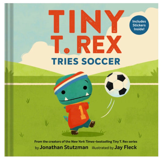 Tiny T.Rex Tries Soccer