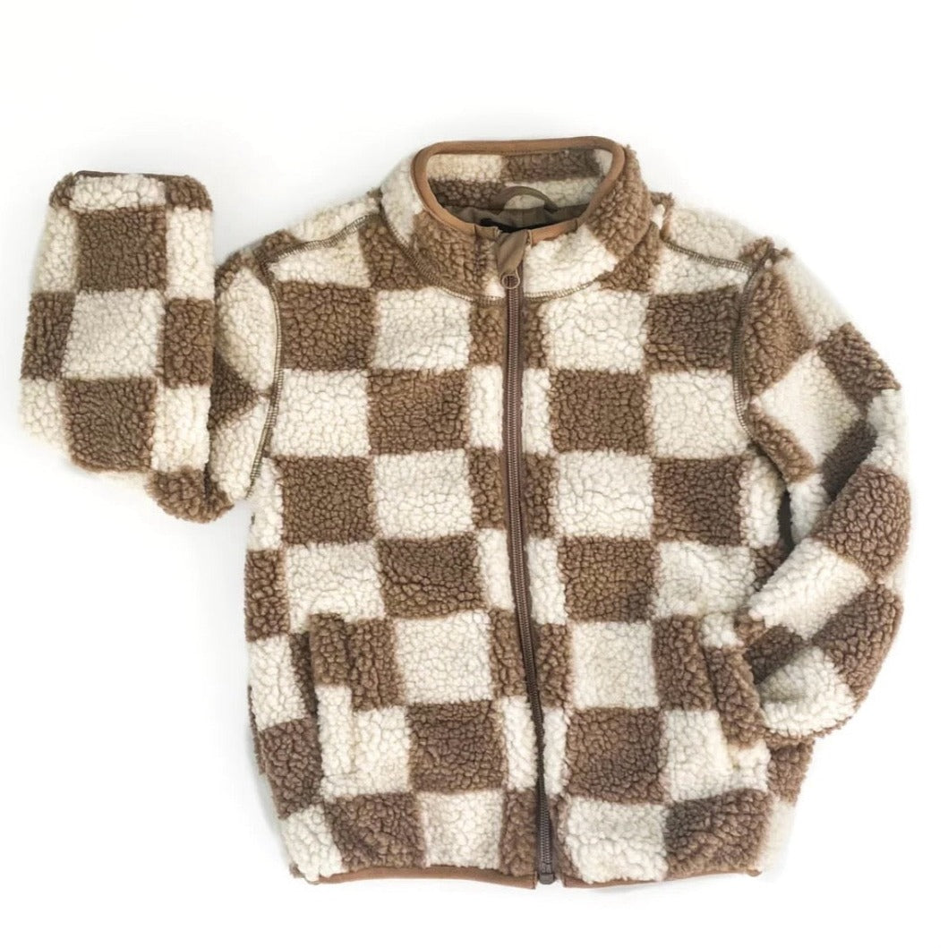 Lenox James Tan Check Jacket