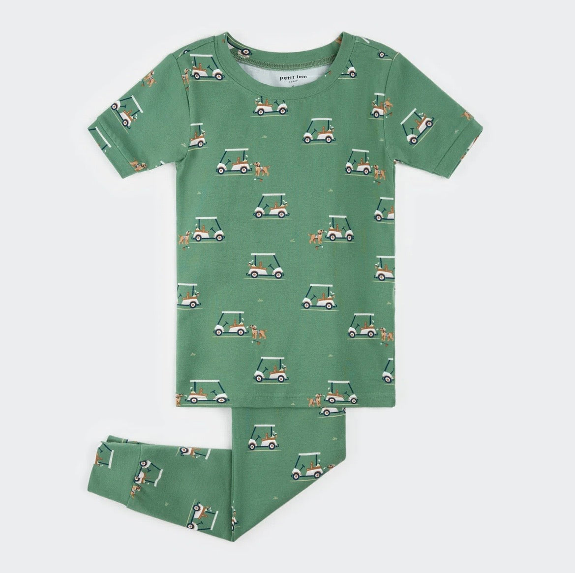 Petit Lem Golf Carts PJ Set