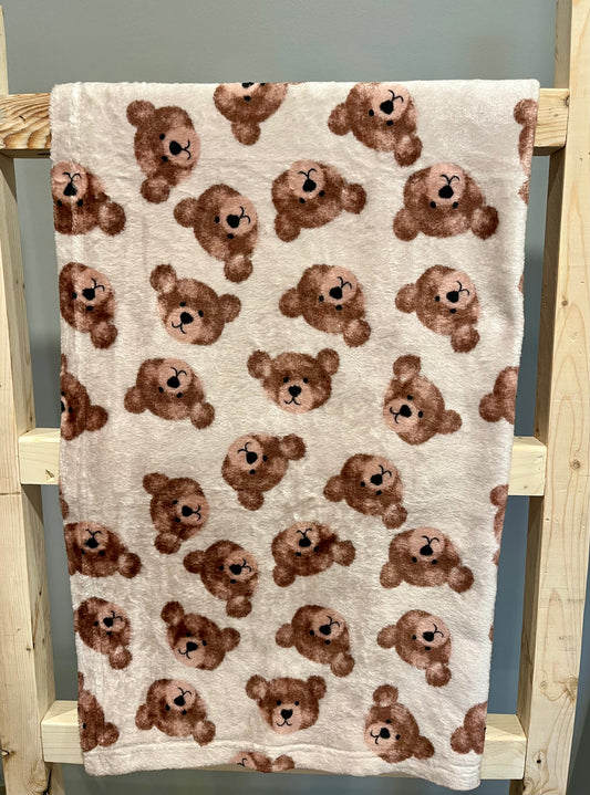 Teddy Bears Minky Blanket