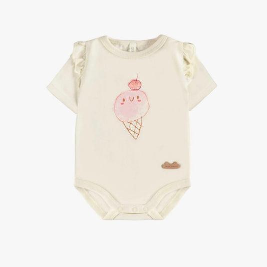 Souris Mini Cherry Ice Cream Bodysuit