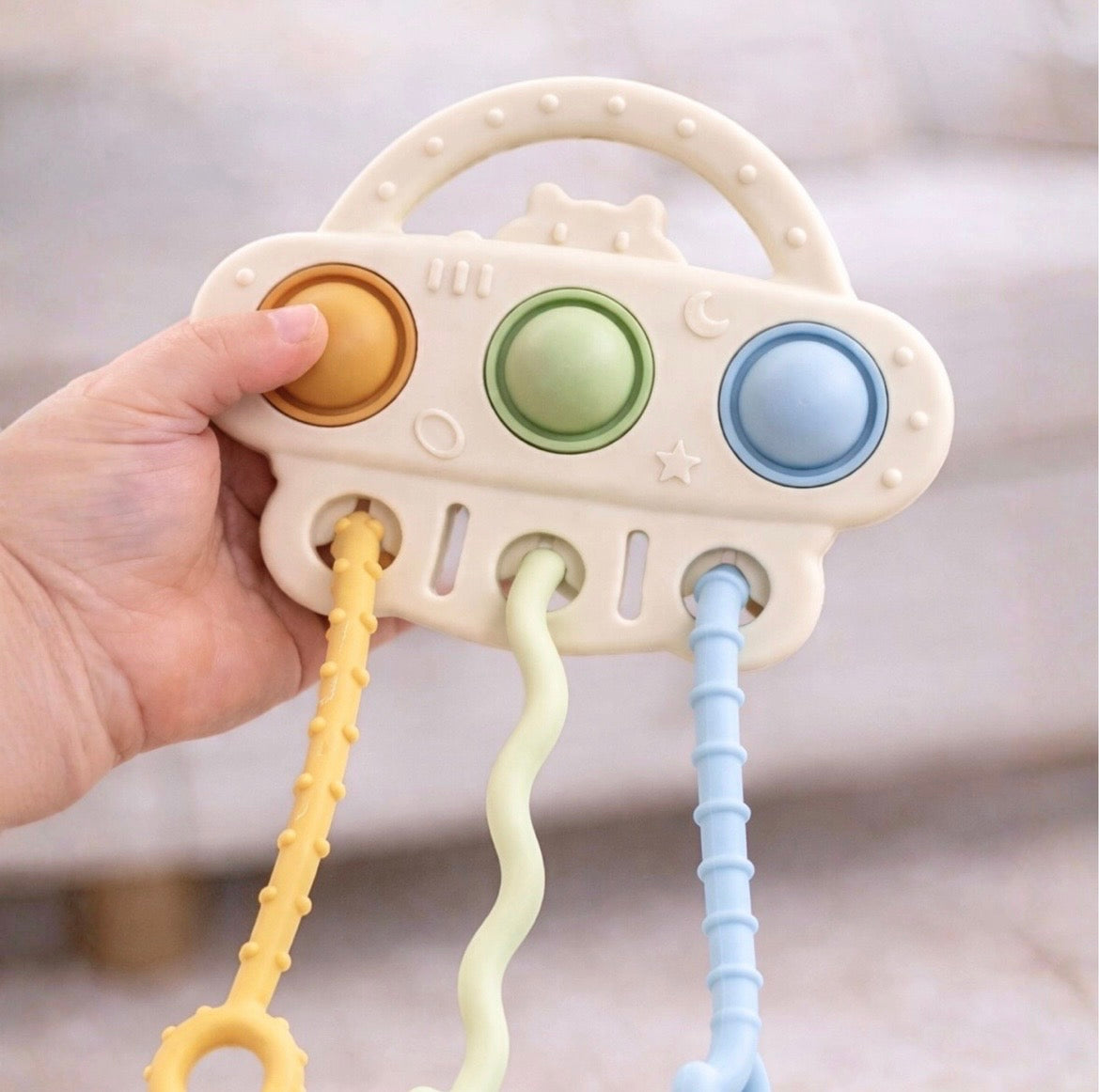 Baby Bliss Sensory Pull String Toy