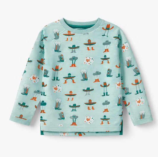 Souris Mini Western Print Shirt