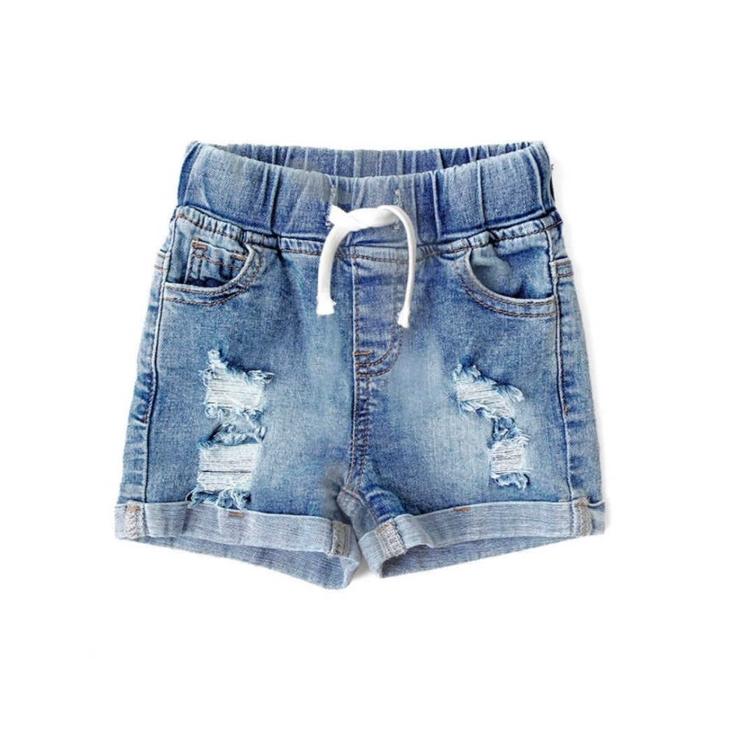 Little Bipsy Distressed Denim Short