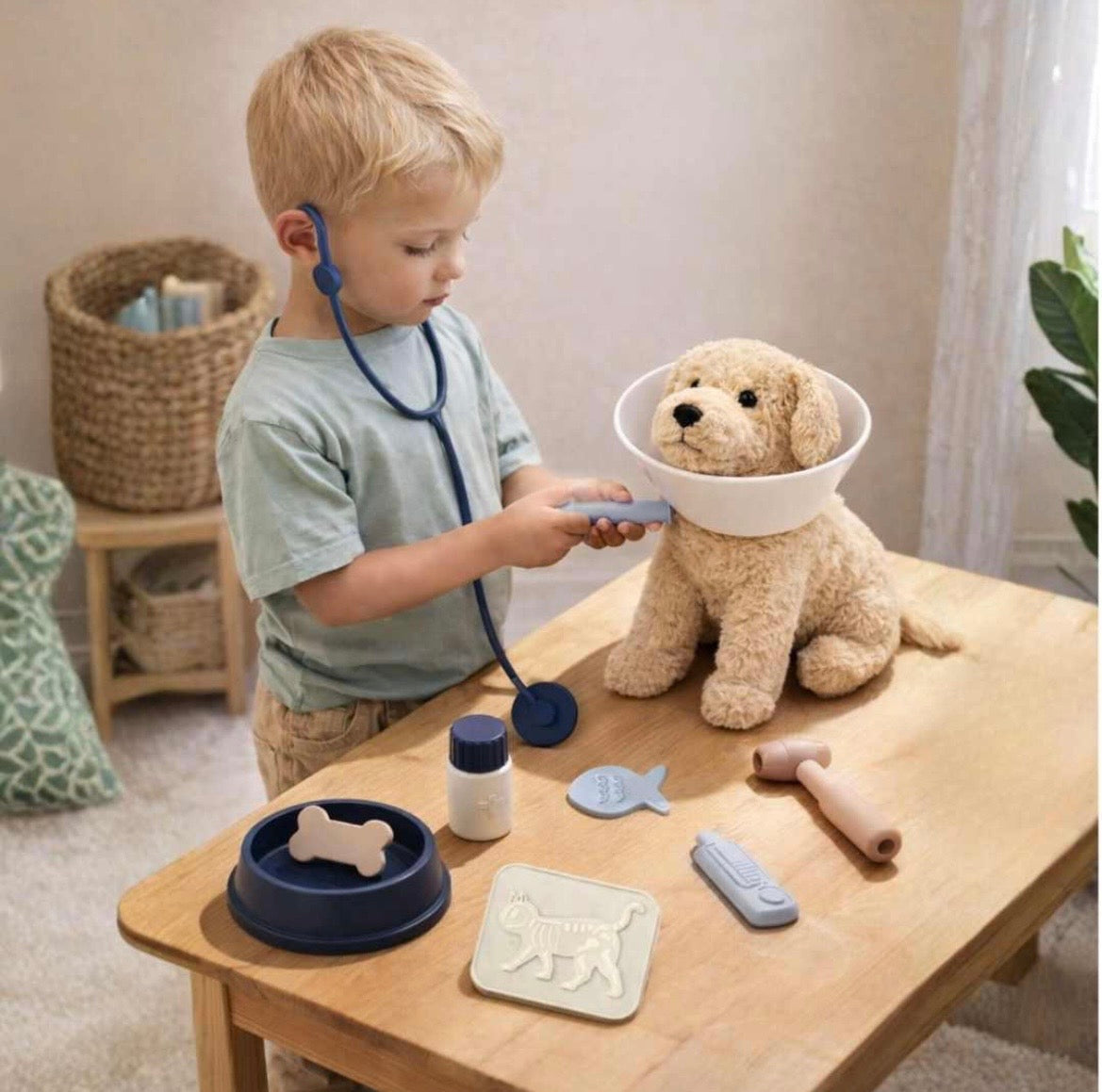 Baby Bliss Silicone Vet Play Set