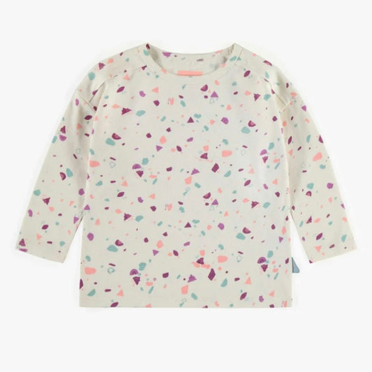 Souris Mini Long Sleeved Shirt with Multi-Color Pattern