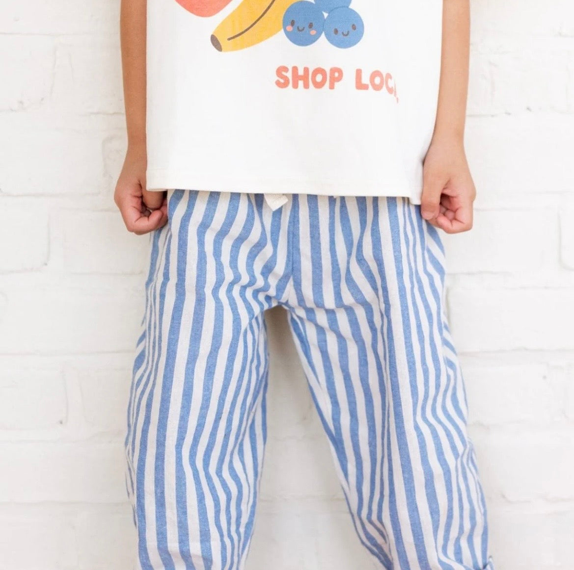 Roobear Linen Striped Pants