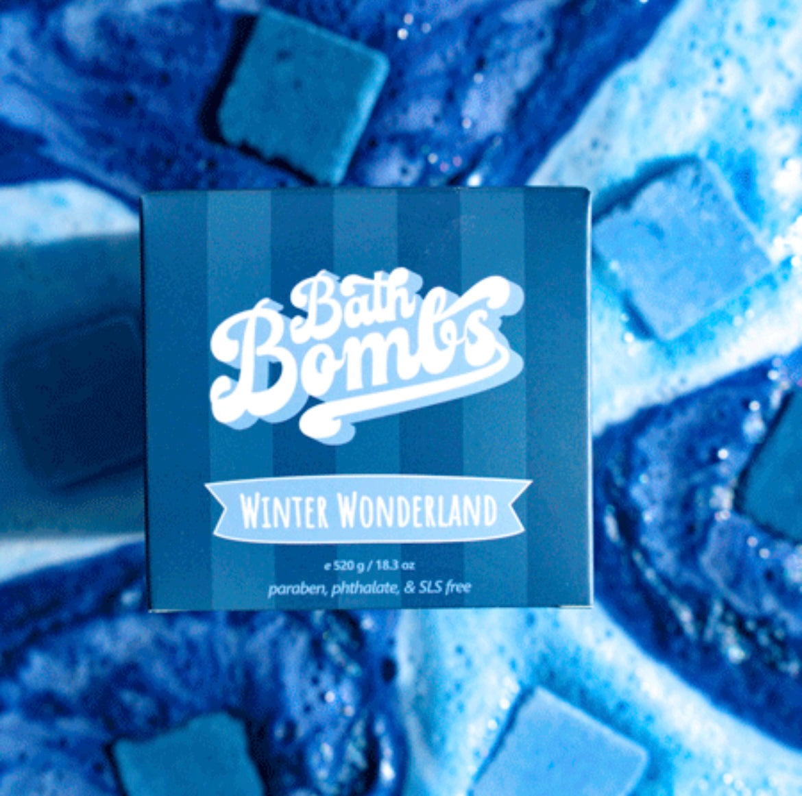 Happy Hippo Winter Wonderland Cube Bombs