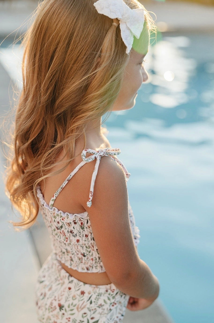 Current Tyed Ivy High Waist Smocked Bikini