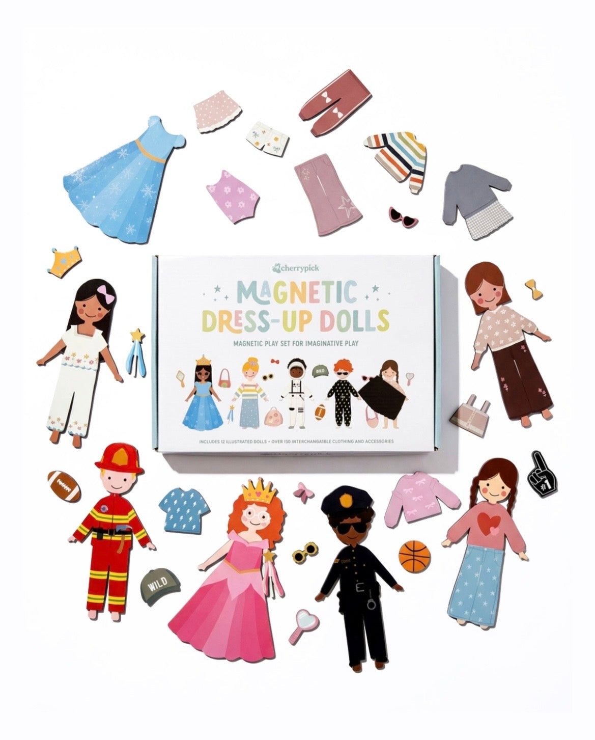 Cherrypick Magnetic Dress-Up Dolls Play Set