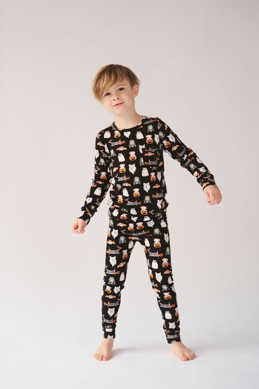 Bambi & Birdie Spooky Dogs PJ Set