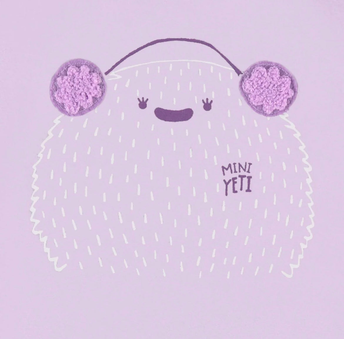 Souris Mini Purple Yeti Long Sleeve - Baby