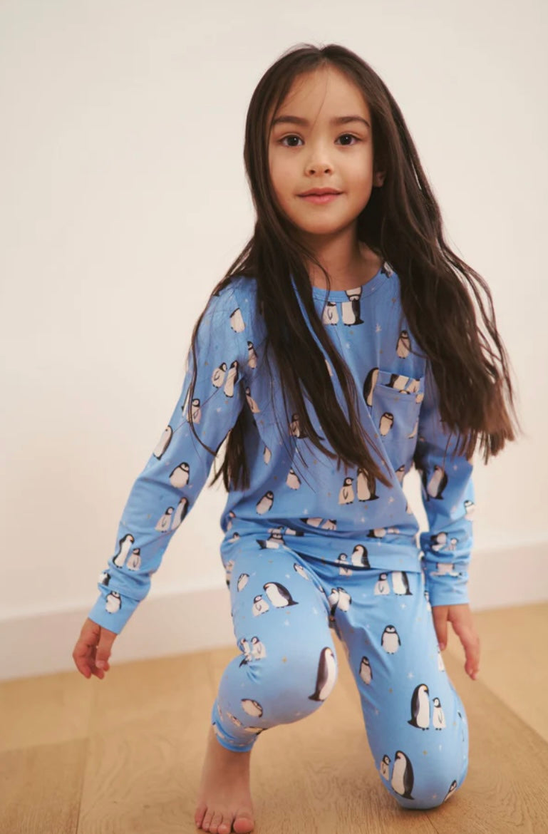 Bambi & Birdie Classic PJ Set - Penguins
