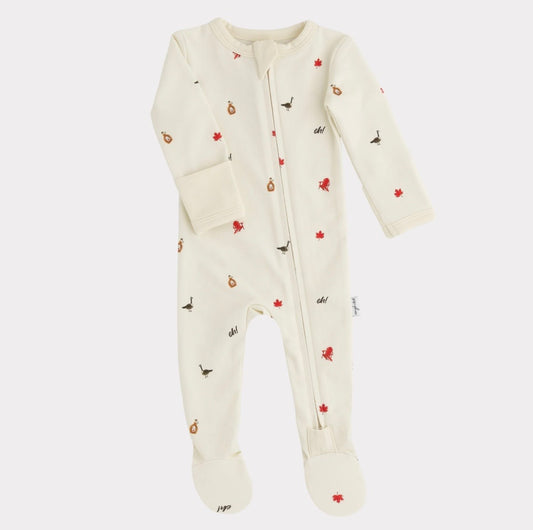 Pip + Phee Footed Cotton Sleeper - Eh