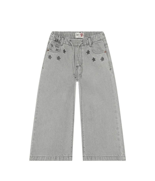 Stars Wide Leg Denim
