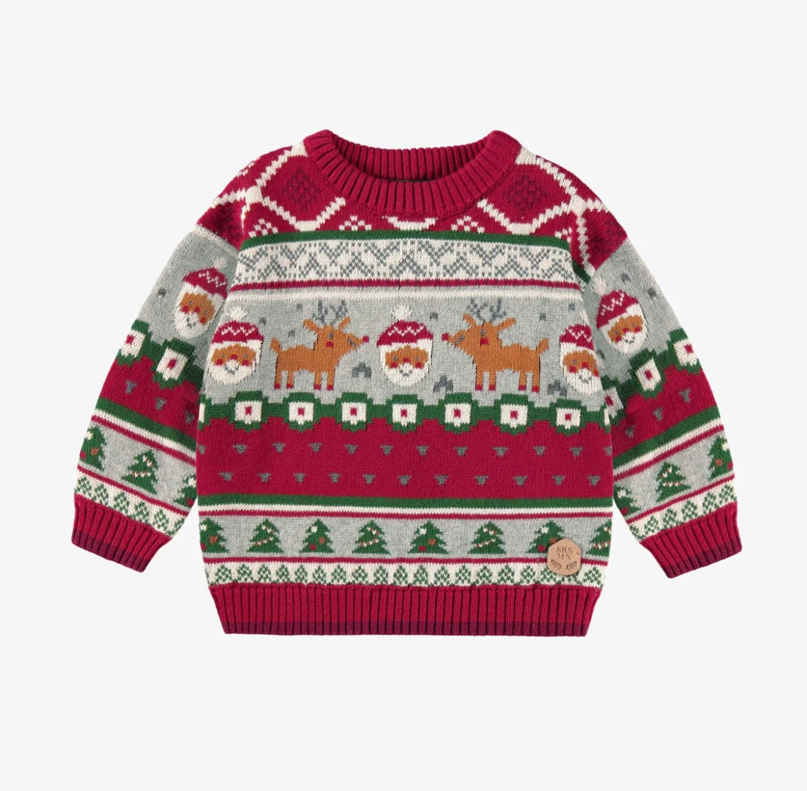 Souris Mini Holiday Knit Sweater