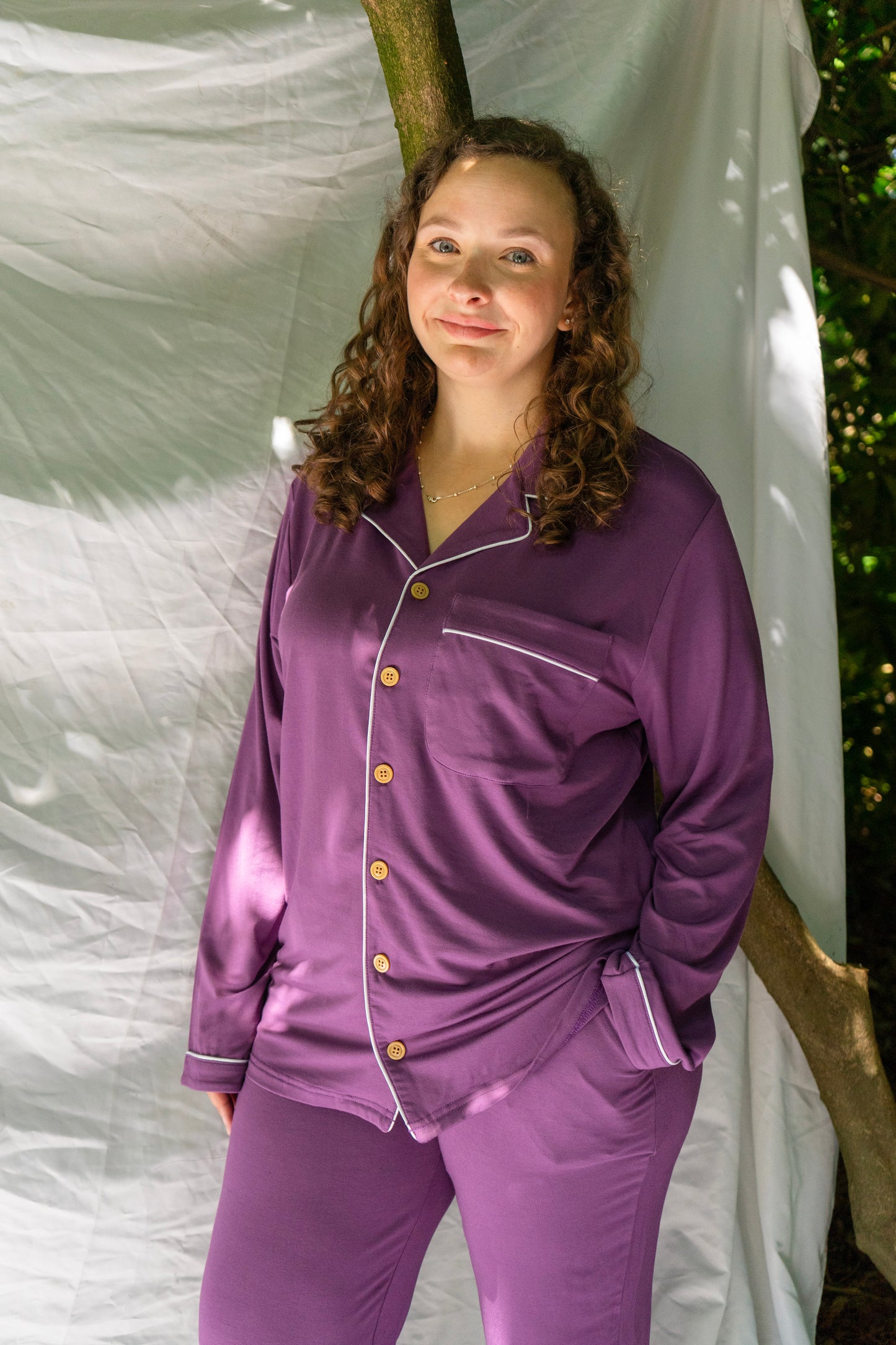 Belan.J Women’s Classic Long Sleeve PJ Set