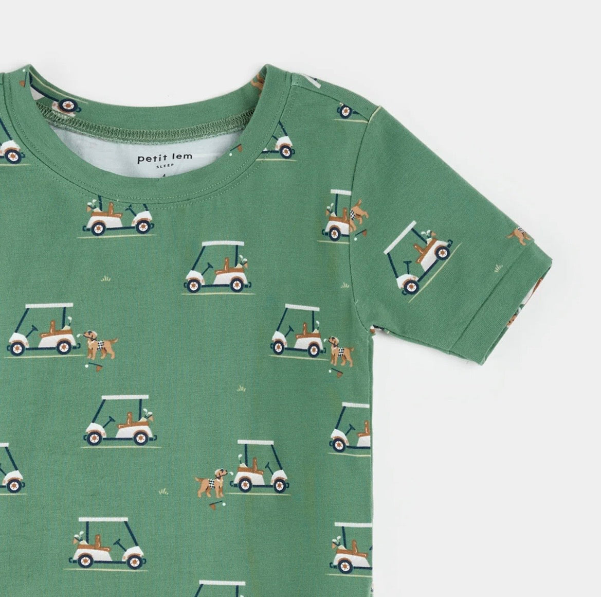 Petit Lem Golf Carts PJ Set