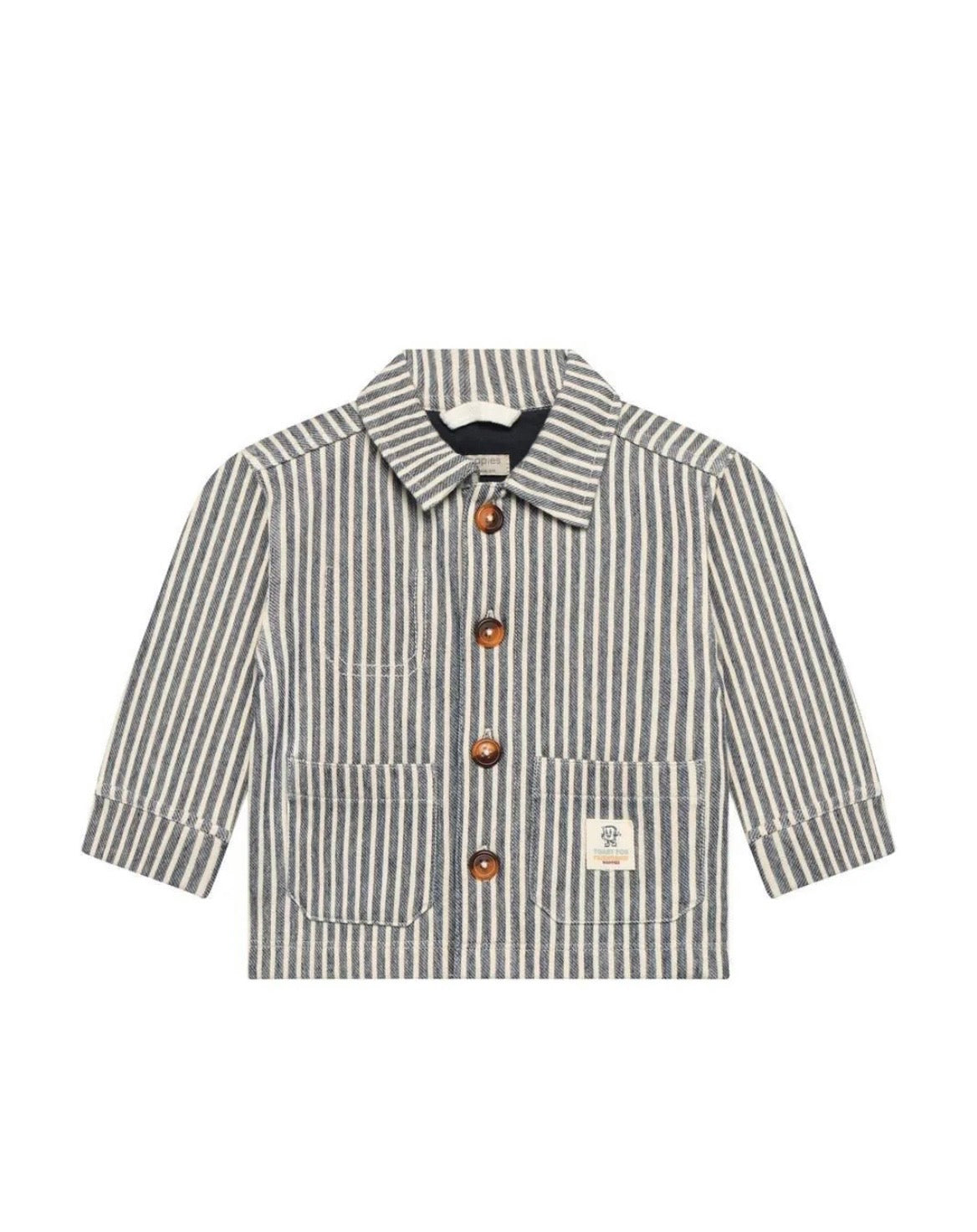 Jake Striped Overcoat