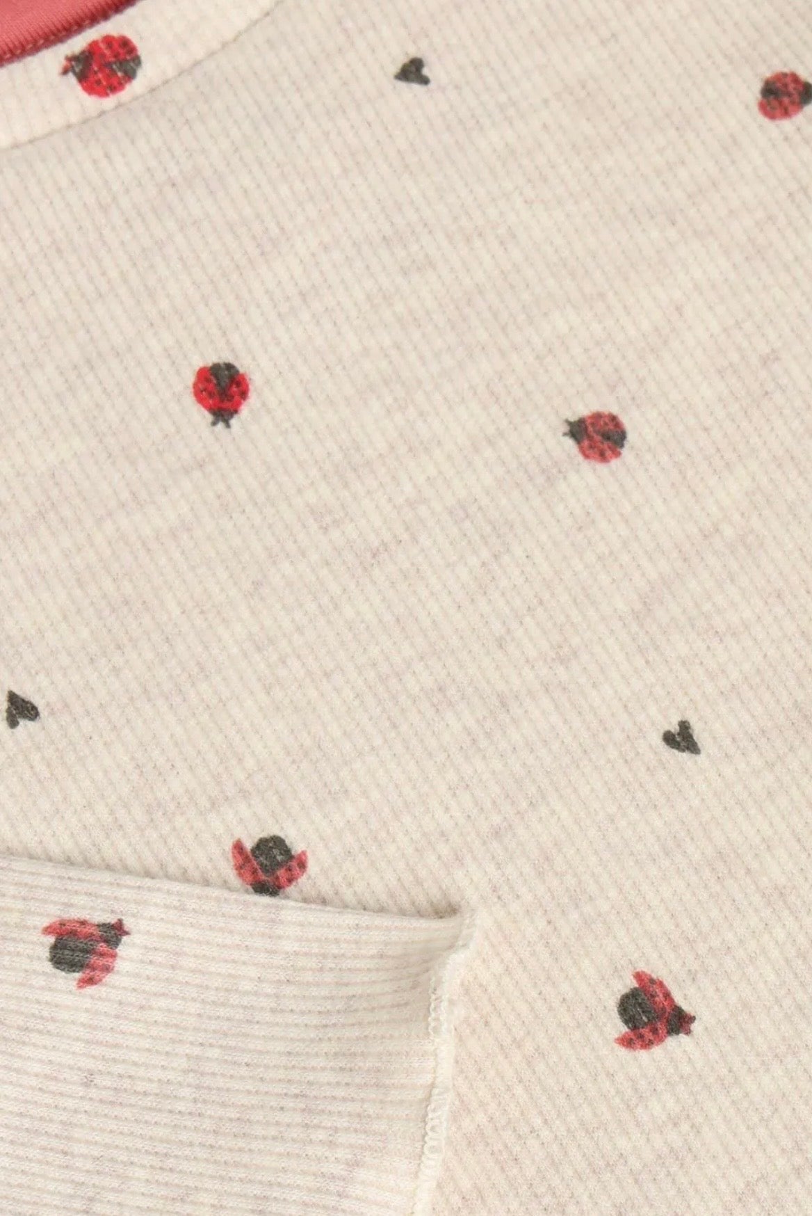 Ladybug Ribbed 2 pc Set