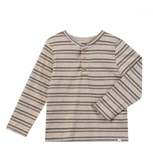 Adams Ribbed Henley Shirt